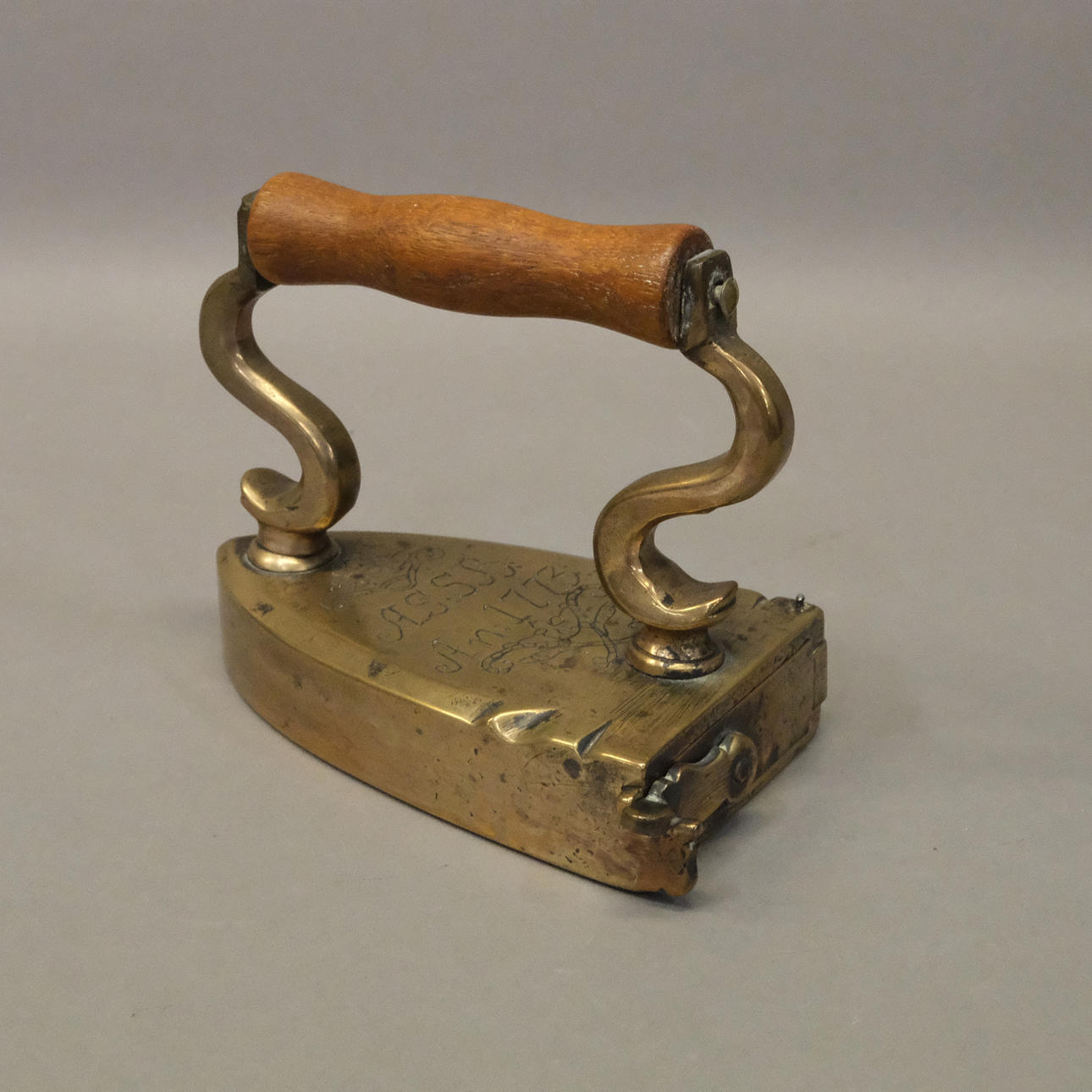 IRON, 18TH CENTURY, BRASS.