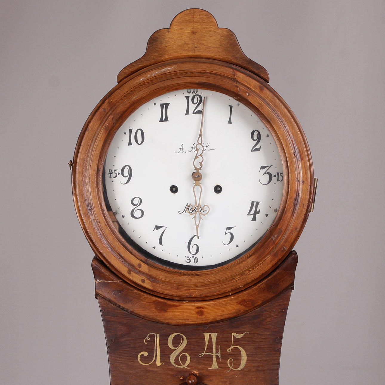 GOLVUR, märkt A.A.S Mora, daterad 1845.