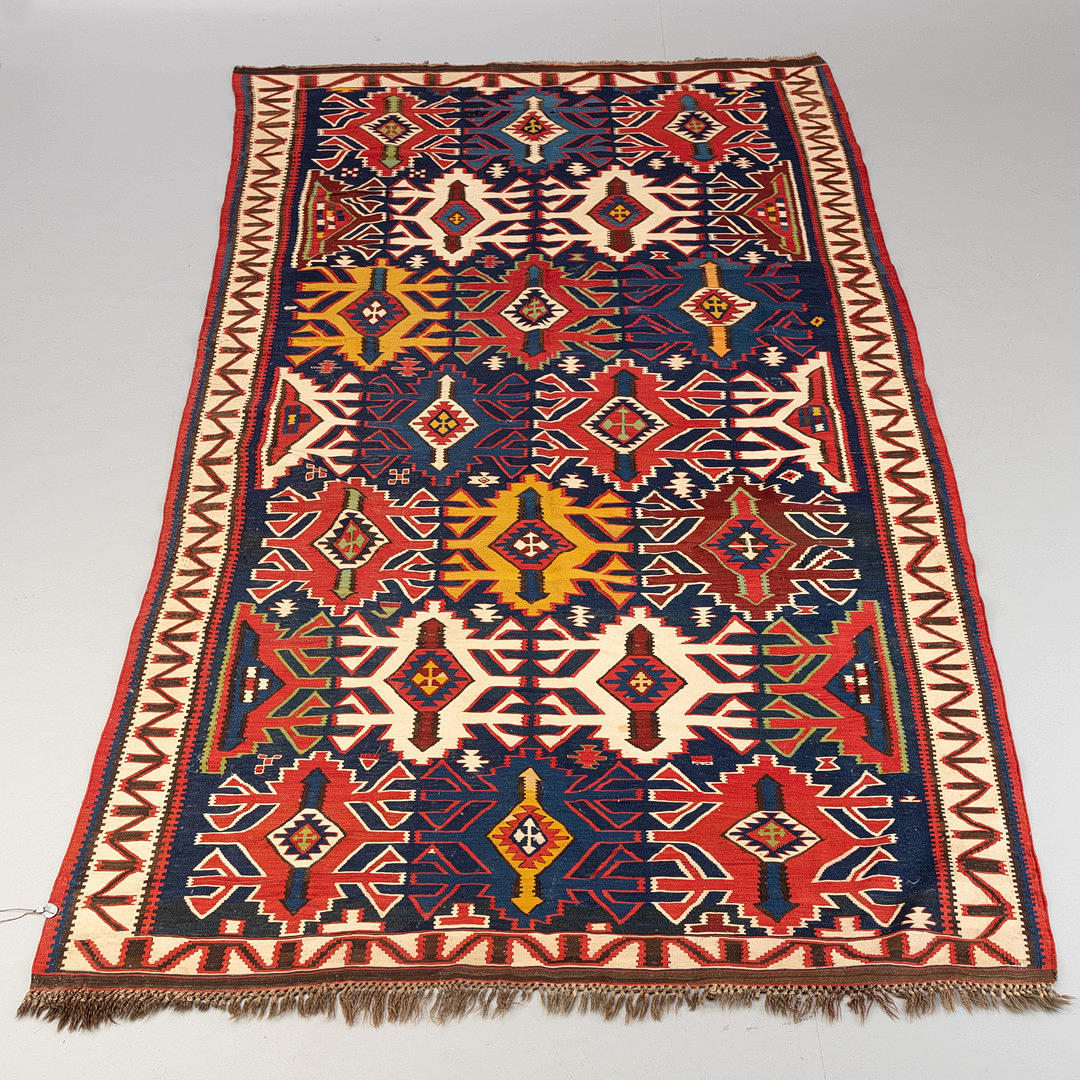 Antik Kuba kelim, 333x175 cm.