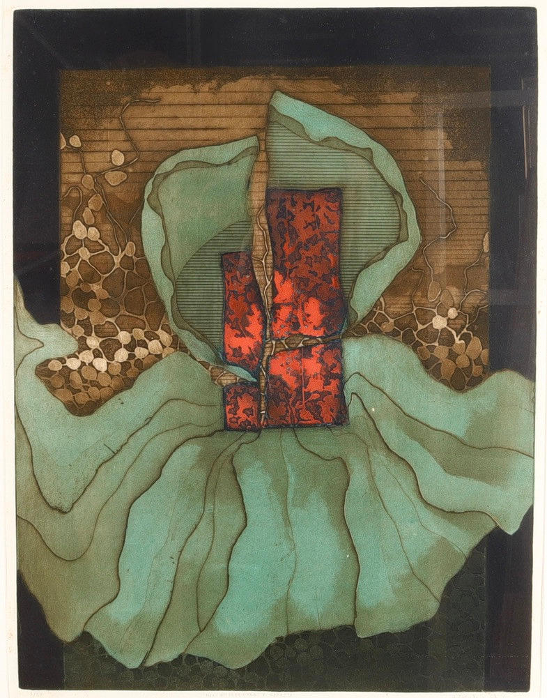 ILDA REIS. Grabado en color.