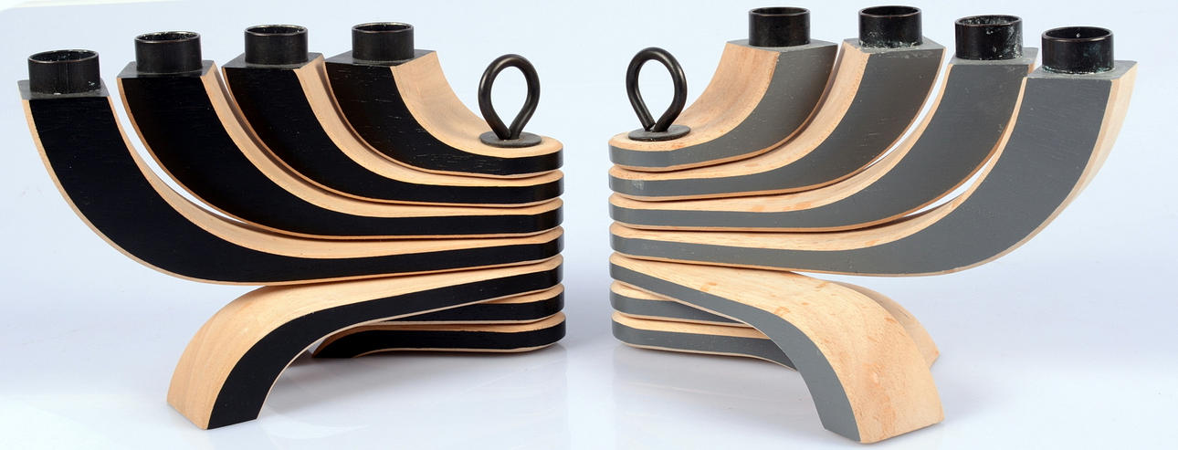 KANDELABRAR, 2-stycken, design Stockholm house.