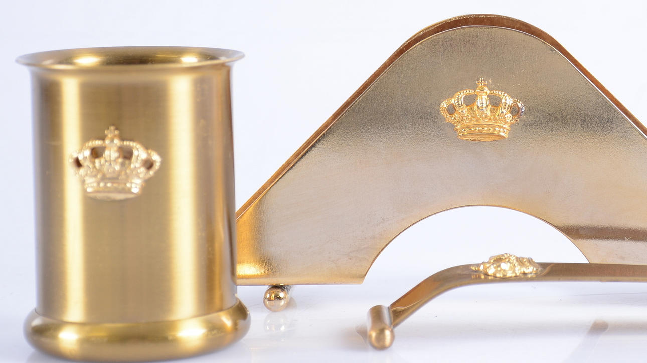 SKRIVSET, 3-delar, Skultuna.