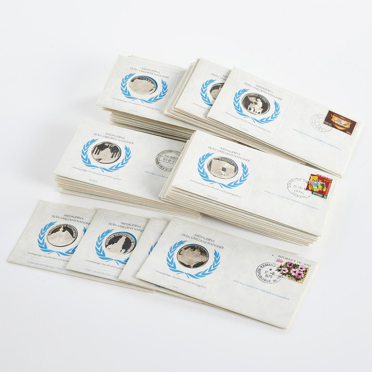 SØLVMEDALJER, 47 stk.