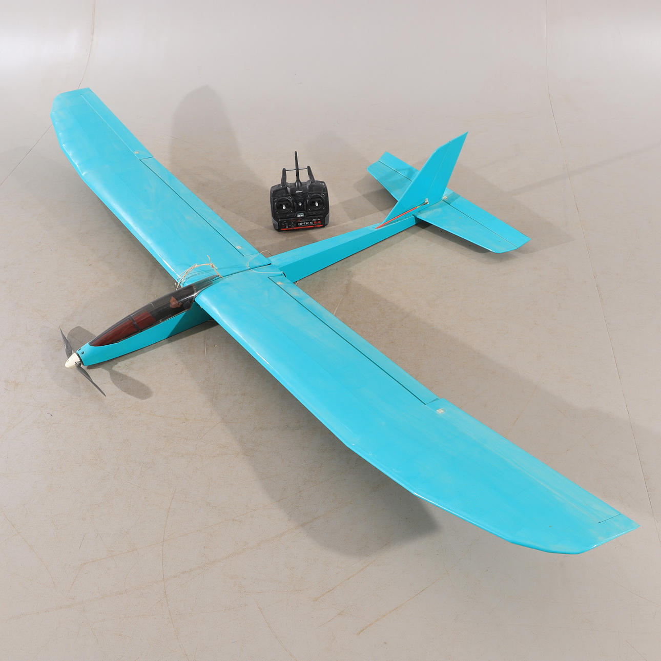 AIRPLANE MODEL, radio controlled, glider.