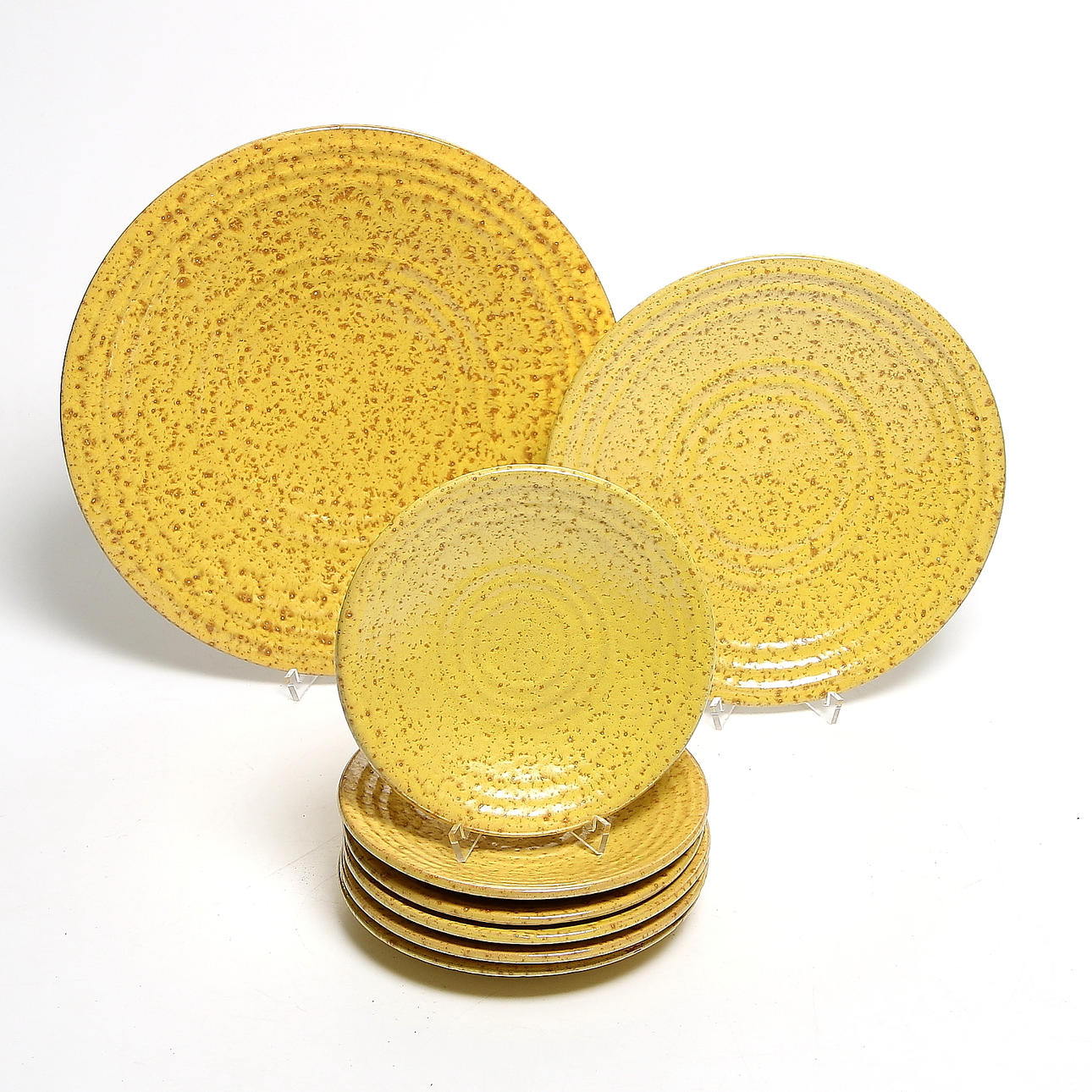 FRUKTSERVIS, 8 delar, keramik, Nittsjö, 1900-talets första hälft.