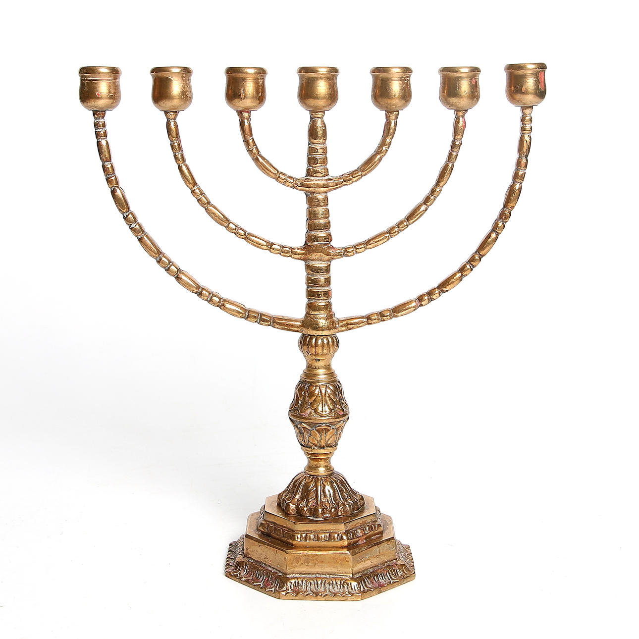 MALMLJUSSTAKE, mässing. 1900-talets mitt.