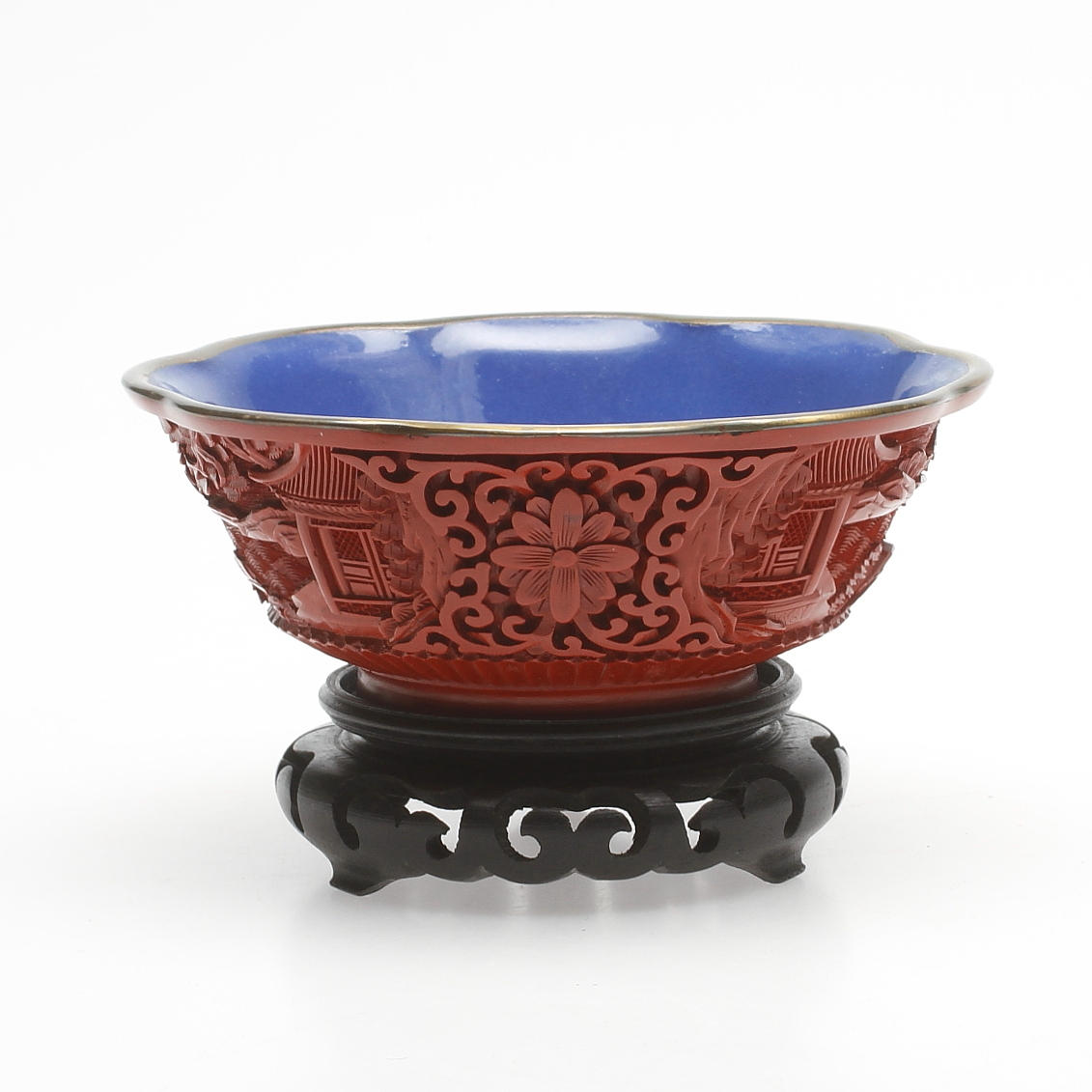 SKÅL, lackarbete, orientalisk.