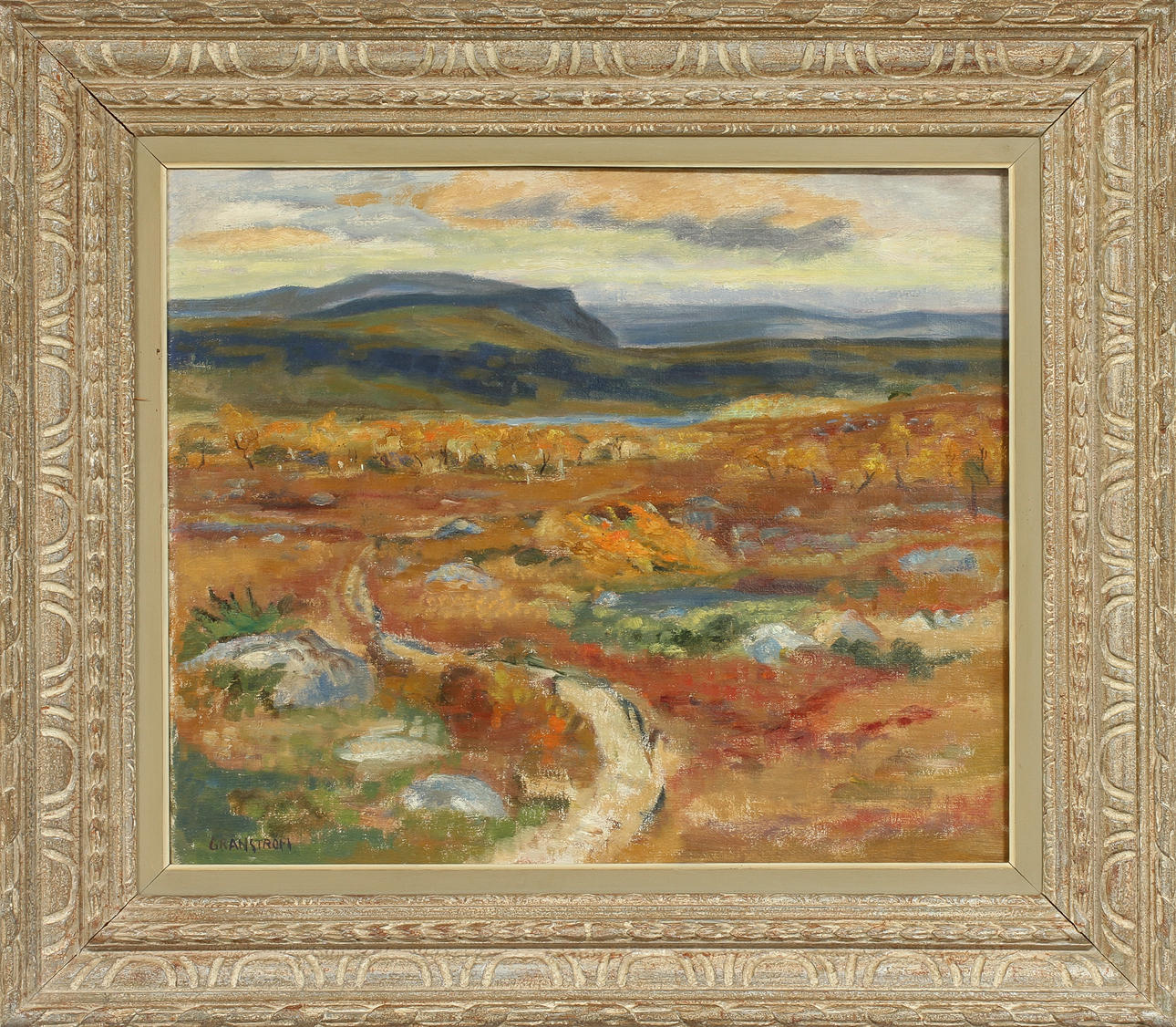 GÖSTA GRANSTRÖM. olja på duk, sign.