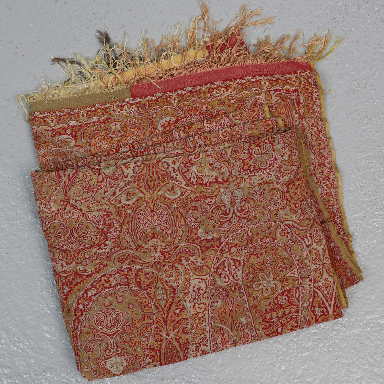 SHAWL, paisley pattern, 1850s, 320x162 cm.