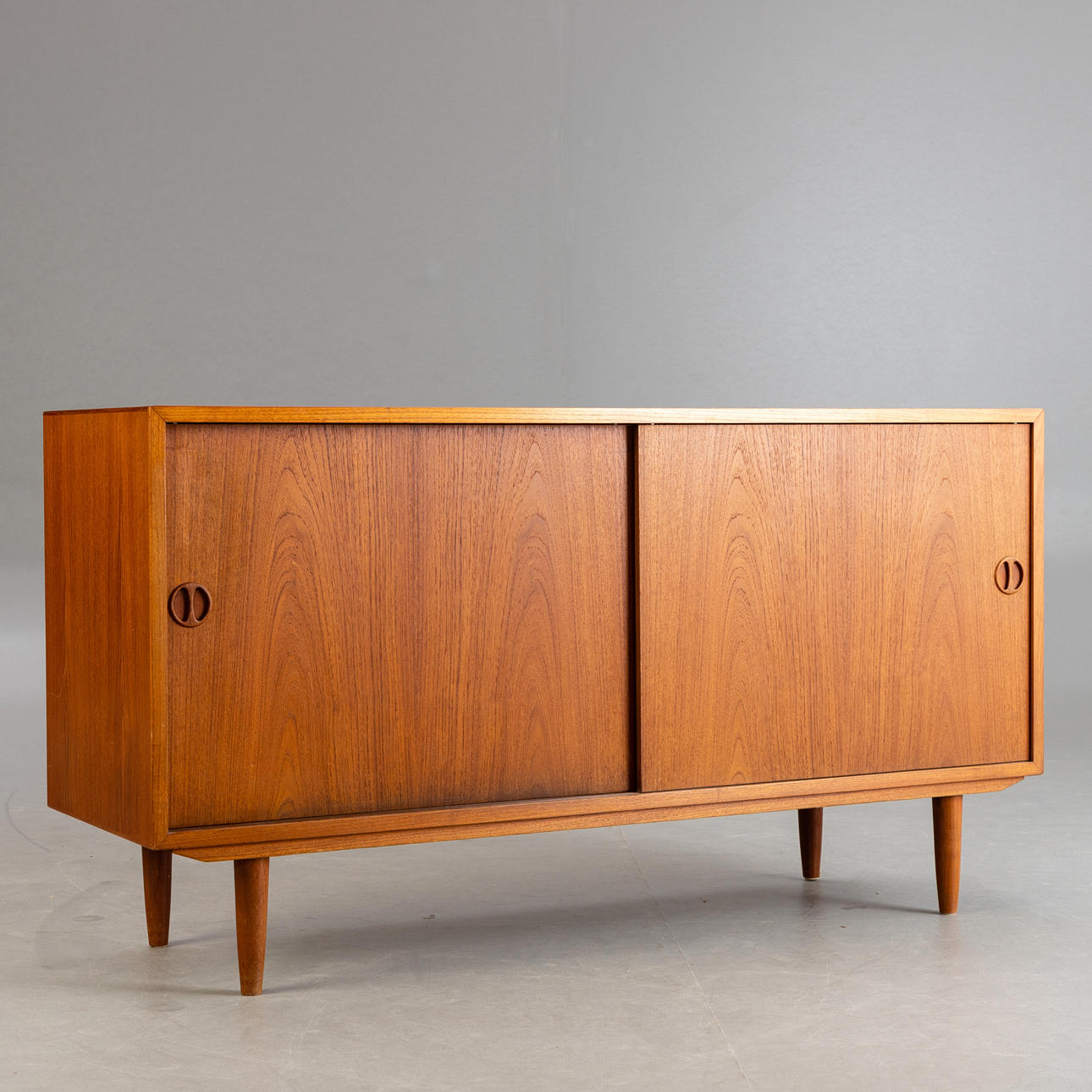 Small teak sideboard. Denmark, 1960s.