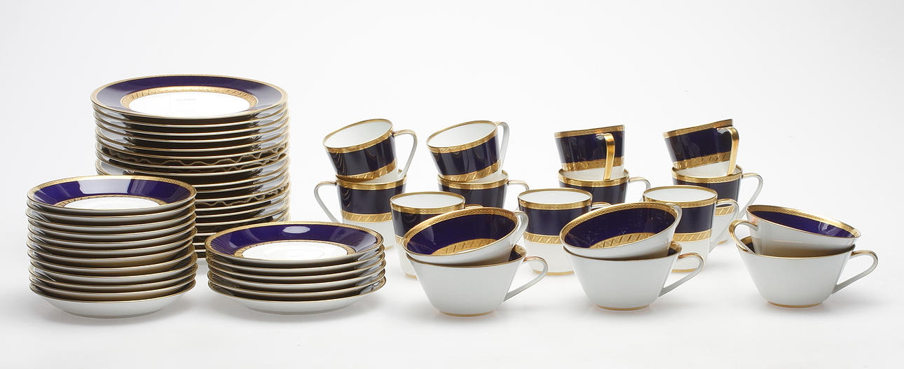 SERVISDELAR, 35 delar, porslin, Hutschenreuther, Tyskland.