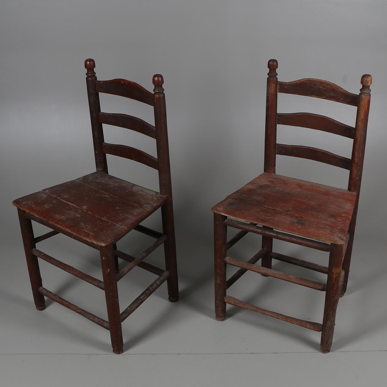 STOLAR, 2 st, allmoge, daterade 1844.