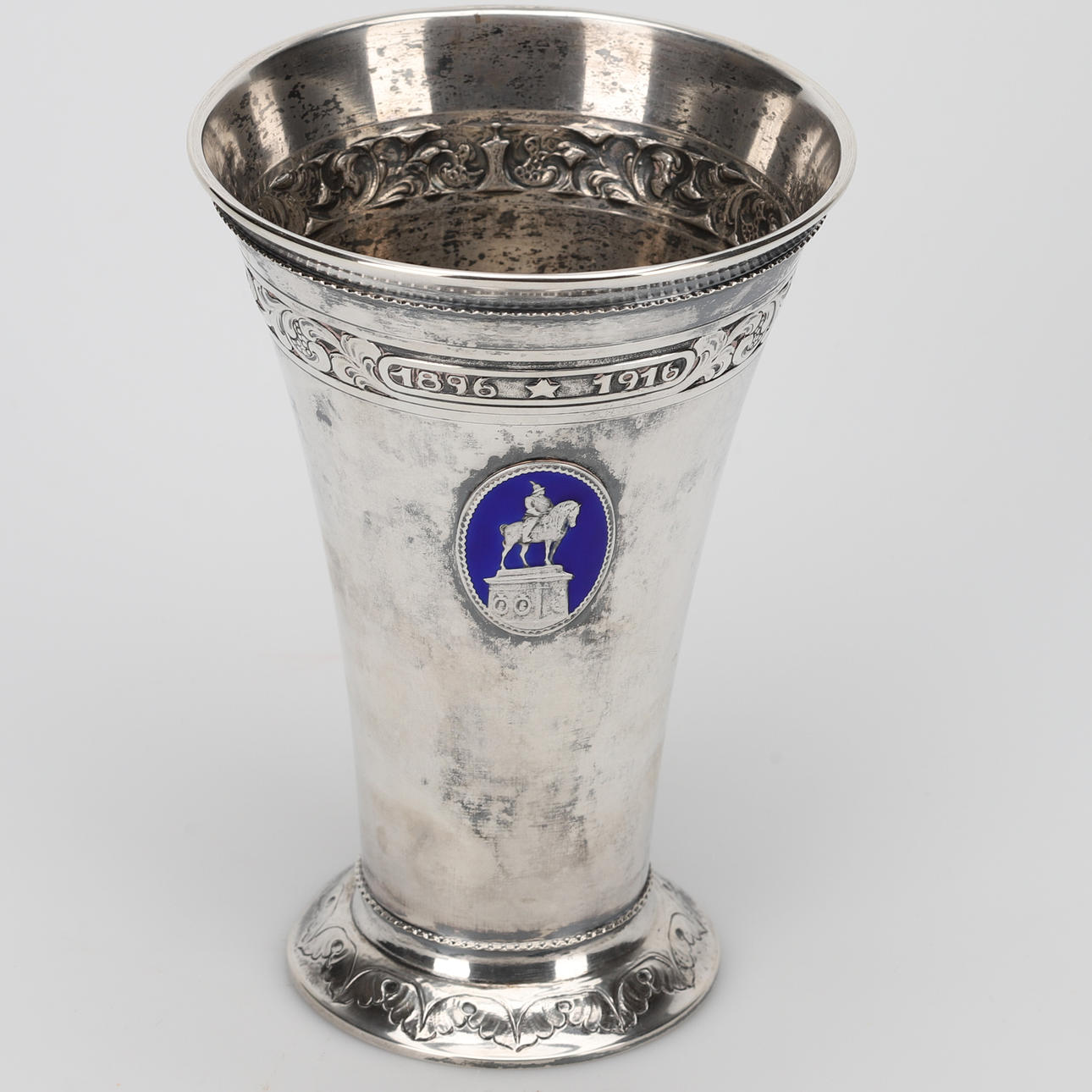 POKAL, silver, Em.O. Möller, Malmö 1916.