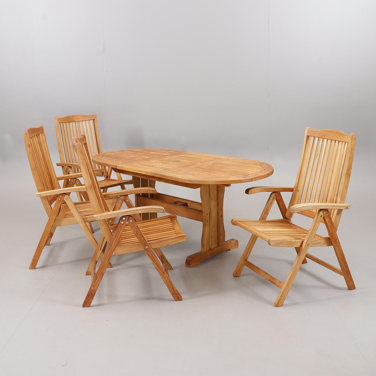 TRÄDGÅRDSMÖBEL, 5 delar, teak, Brafab.