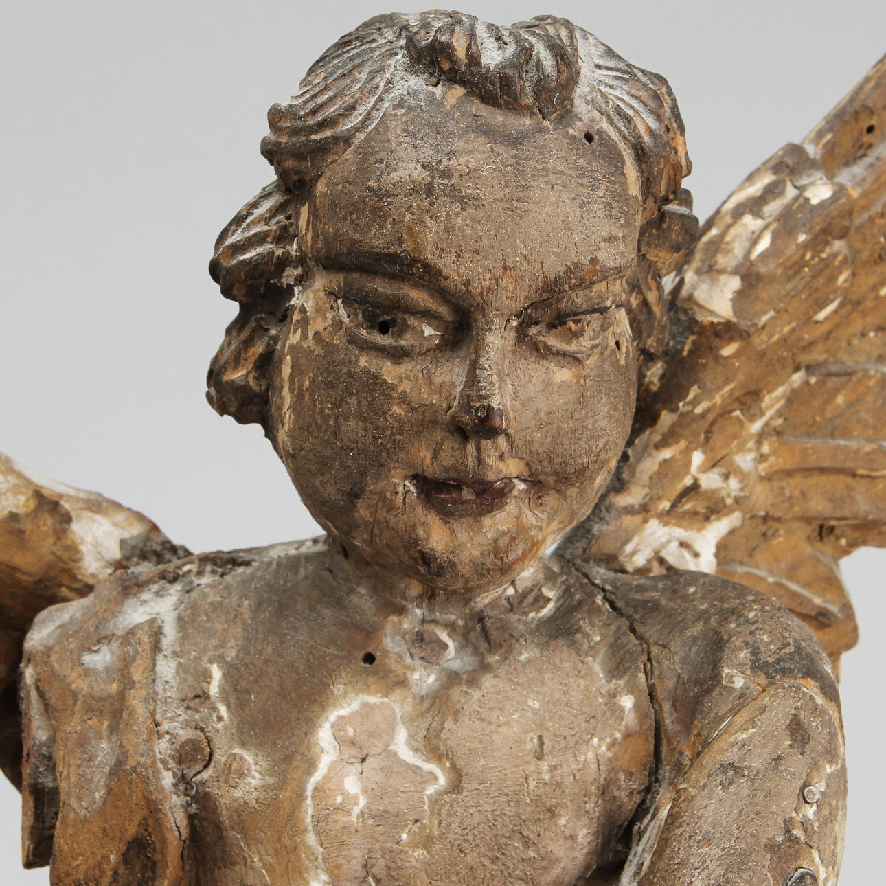 ÄNGEL, trä, 1700/1800-tal.