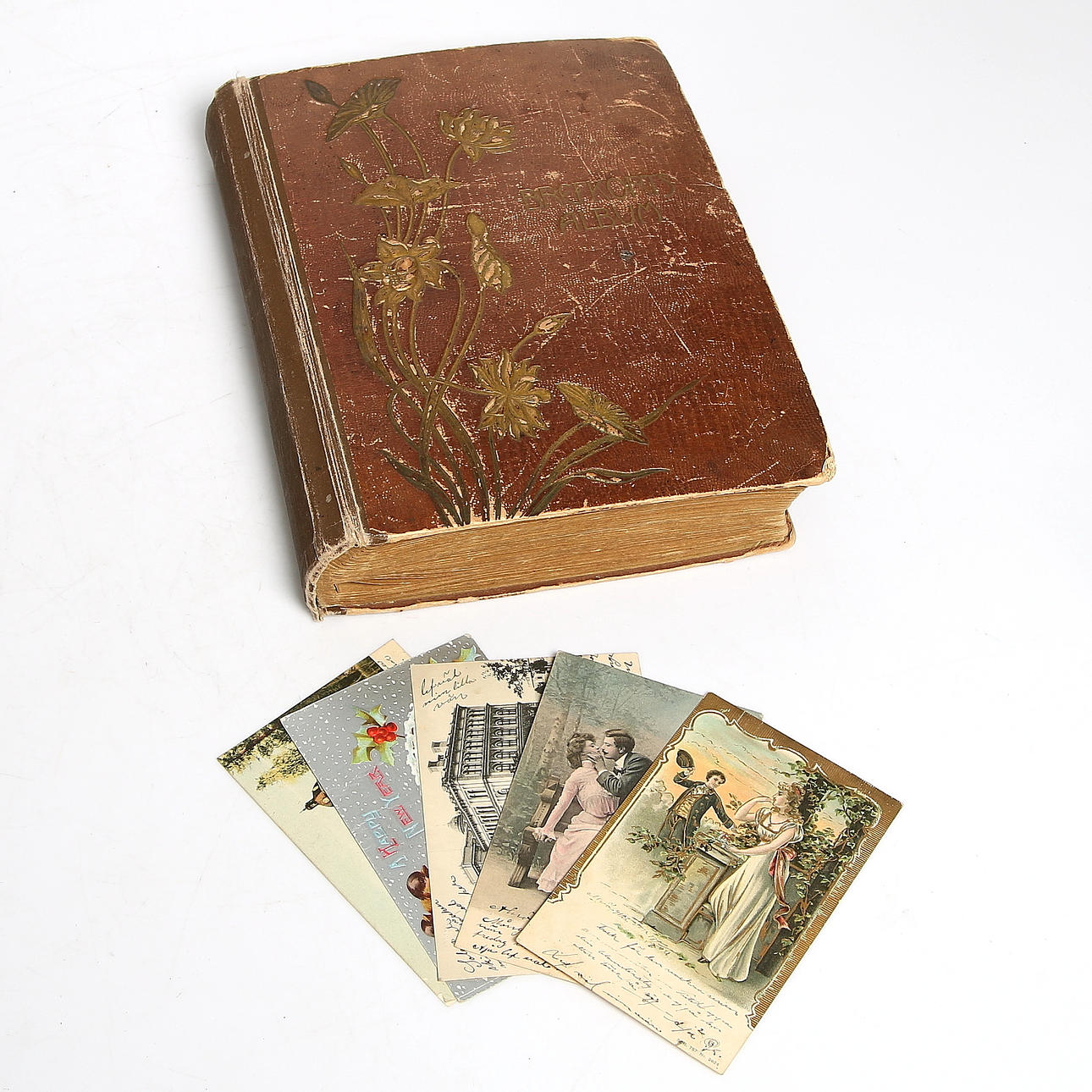 BREVKORTSALBUM samt VYKORT, jugend. 1900-1920.