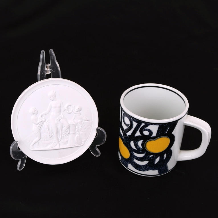 MUGG och VÄGGRELIEF, Royal Copenhagen.
