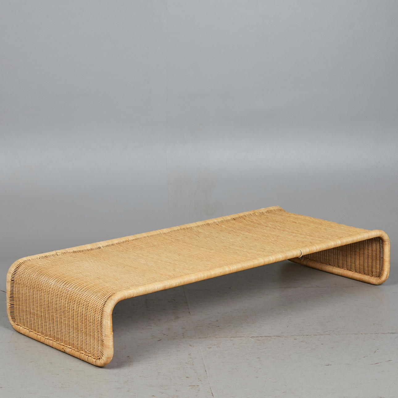 Liege / Sonnenliege, Korbgeflecht.