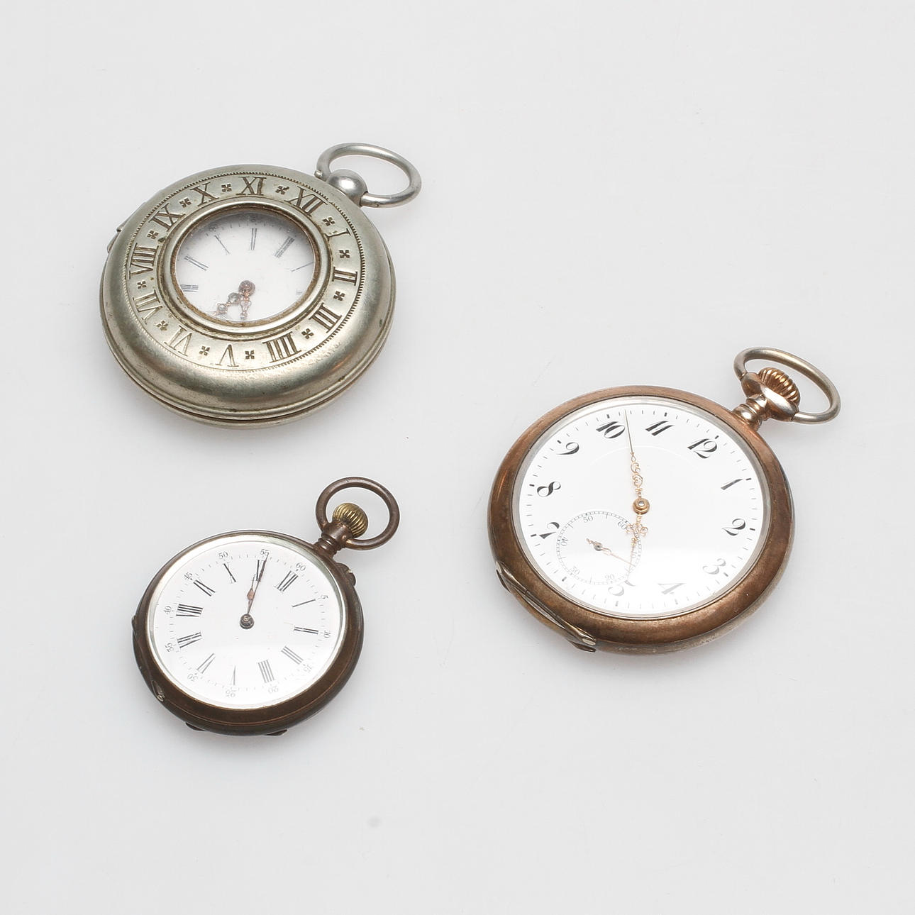 FICKUR, 3 st, bl.a. silver.