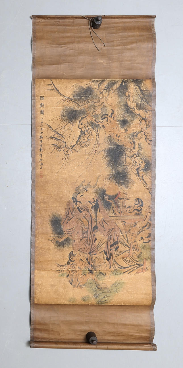 RULLTAVLA, Kina, sigillmärkt, 1900-tal.