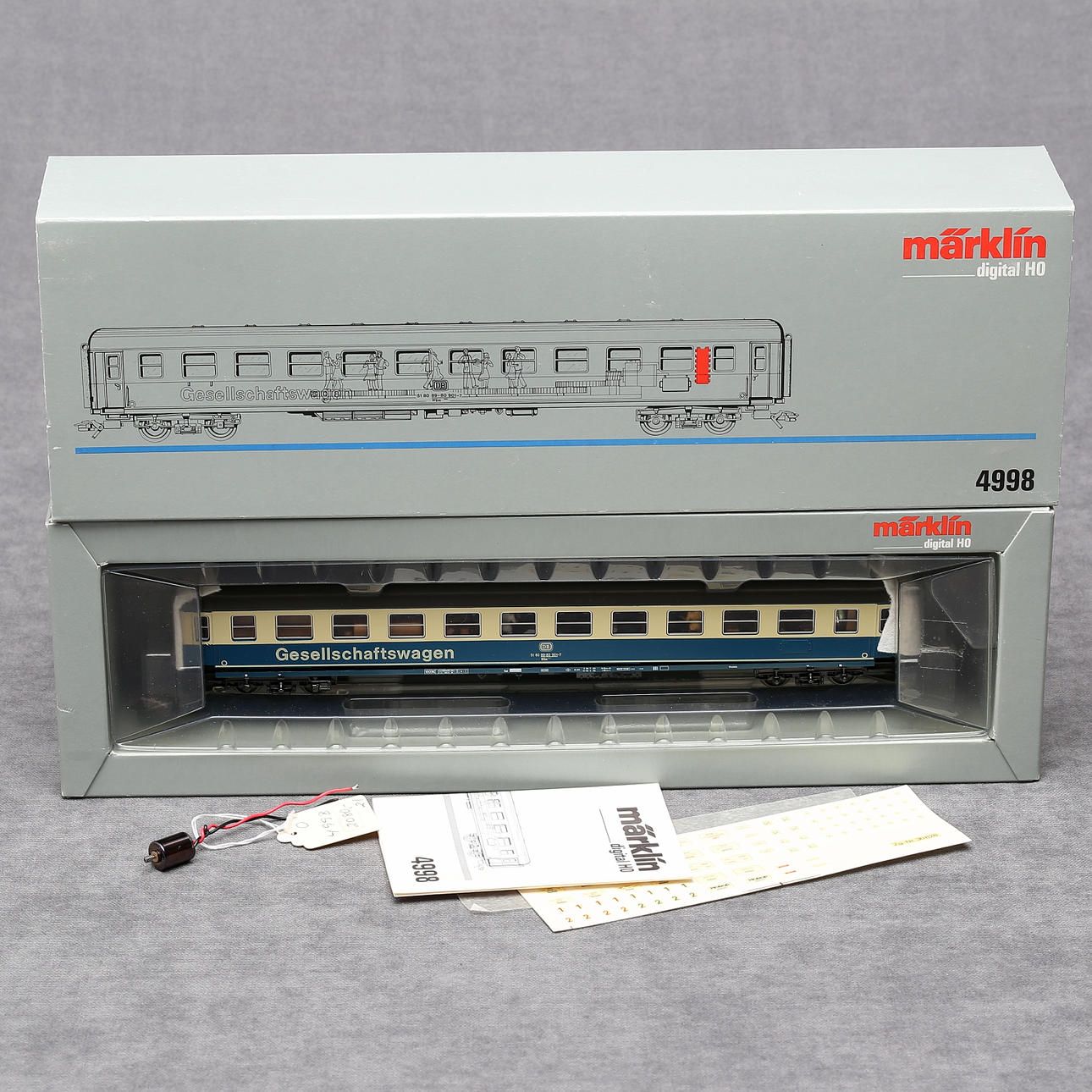 MÄRKLIN 4998 Tanzwagen, digital, original box.