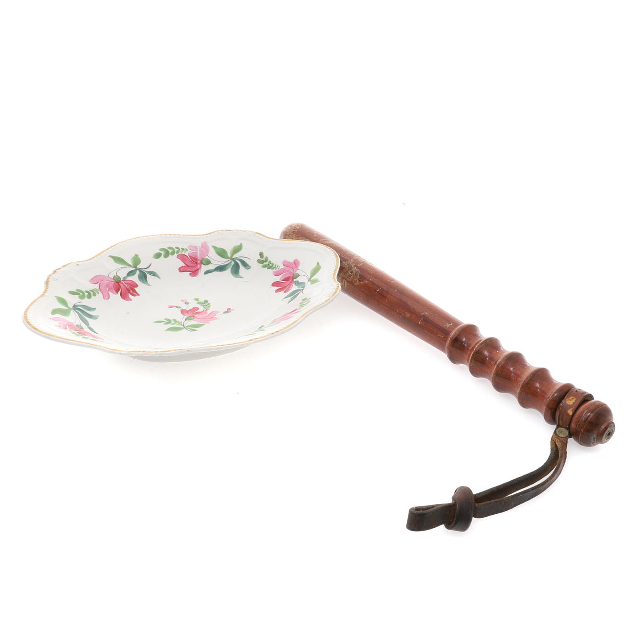 A VICTORIAN LIGNUM VITAE TRUNCHEON.