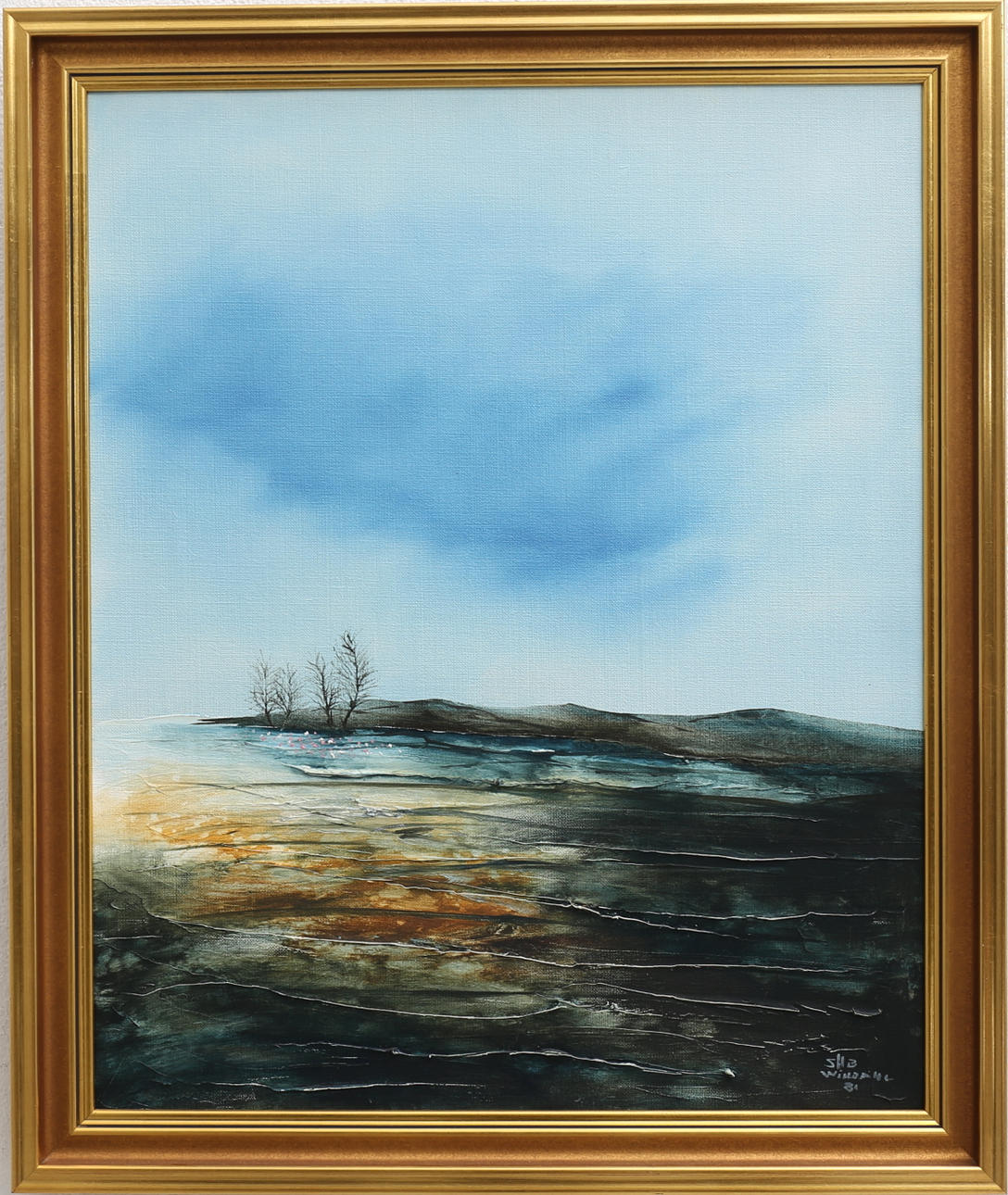 STEFAN WINDAHL. Landskap, olja på duk, signerad och otydligt daterad.