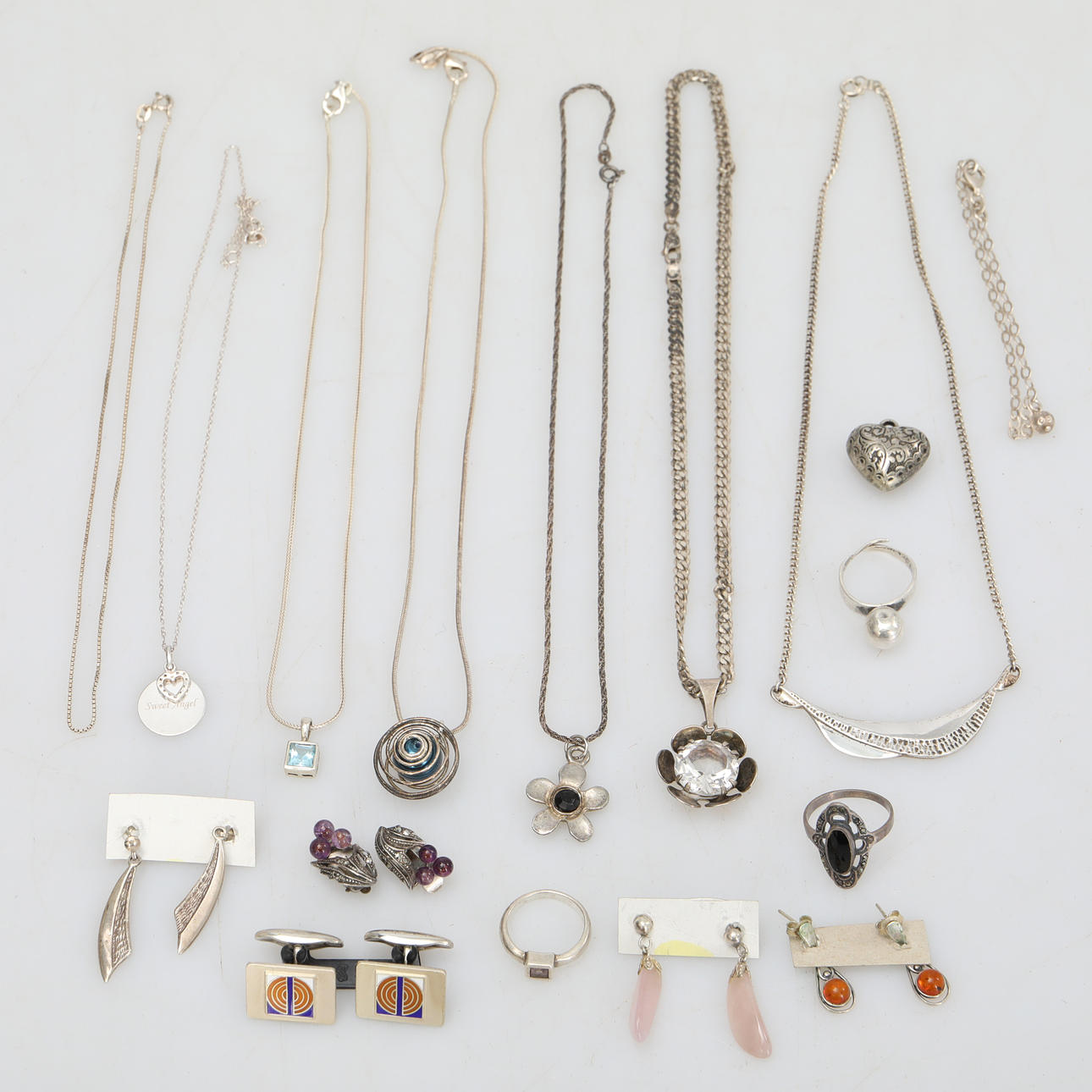 SCHMUCK, Ein Menge, Halsketten, Ohrringe usw.