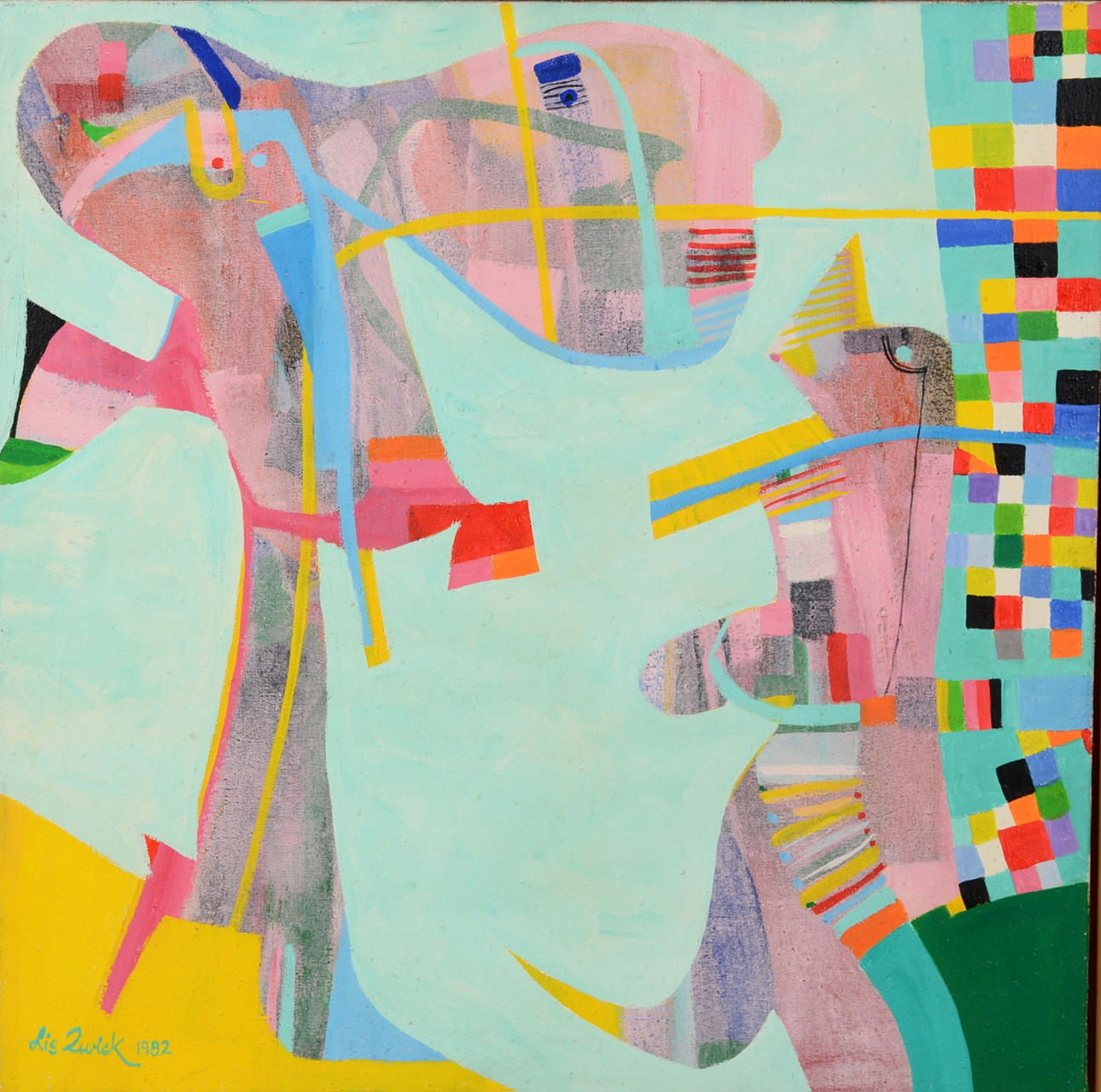 LIS ZWICK. Olja på duk.