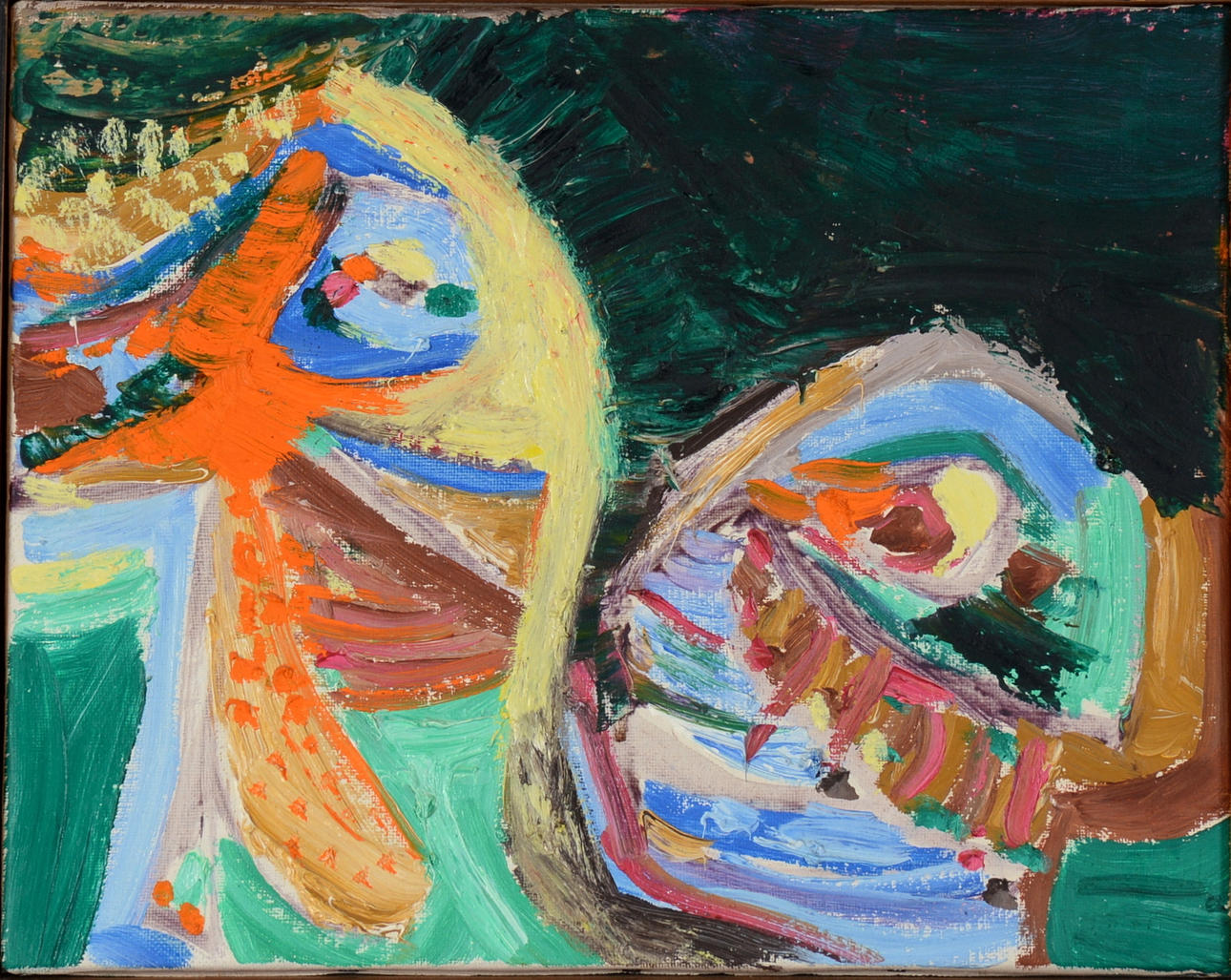 LIS ZWICK. Olja på duk.