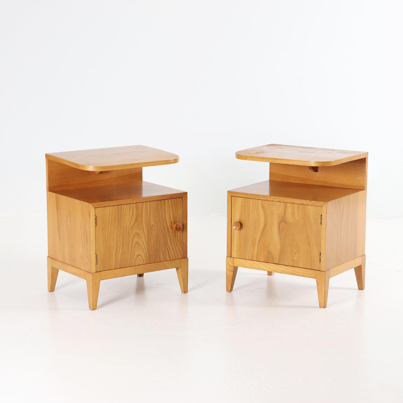 BED TABLE, 1 pair, Swedish modern, 1940s.