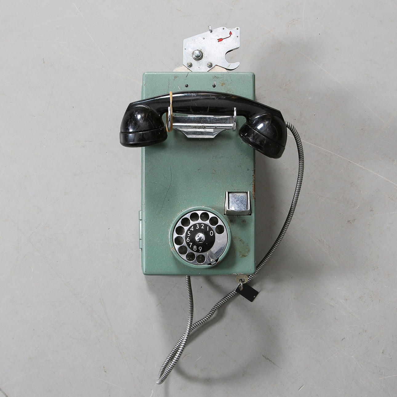 VÄGGTELEFON, televerket. 1900-talets andra hälft.