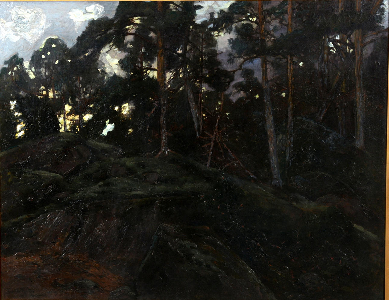 ESTHER KJERNER. Olja på duk.