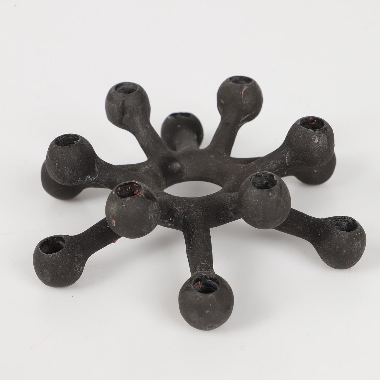 JENS QUISTGAARD. Ljusstake, gjutjärn, Danmark.