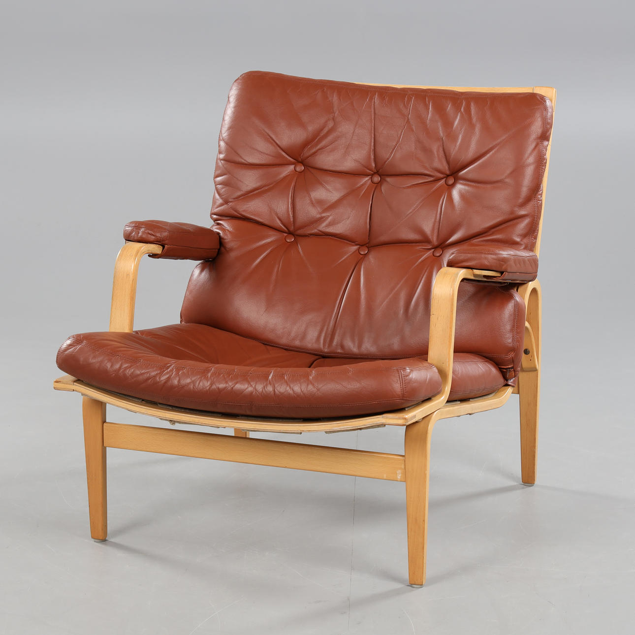 BRUNO MATHSSON. FÅTÖLJ, Ingrid, Dux.