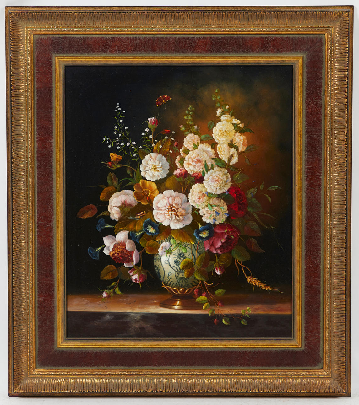 MARIA ADLER-NADAS. Gemälde, Blumenstilleben.