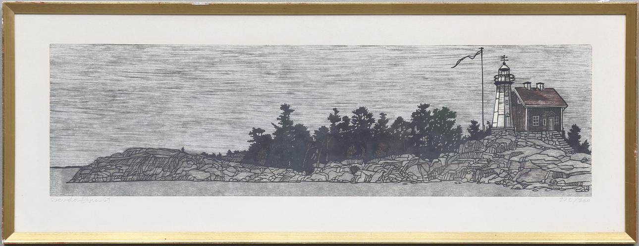 SVEN-OLOF EHREN. Litografi, signerad, numrerad 272/360 och daterad -69.