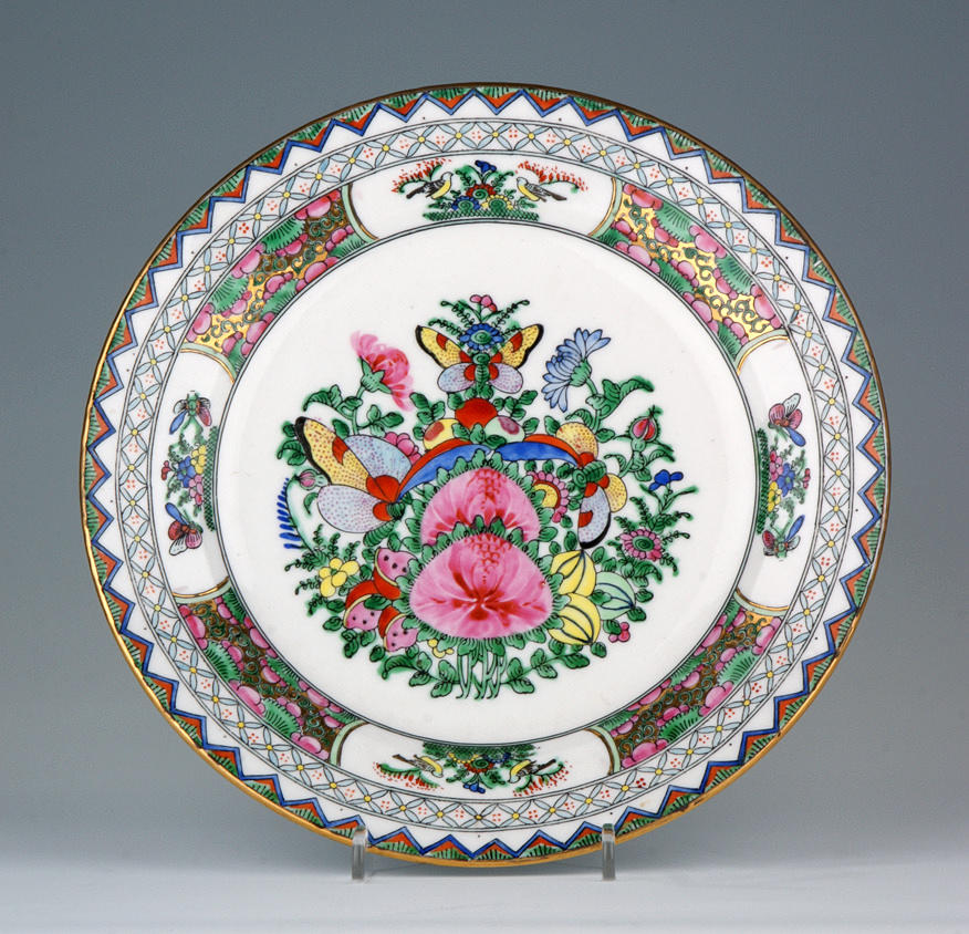 TALLRIK, märkt. Omkring 1900. Kina.