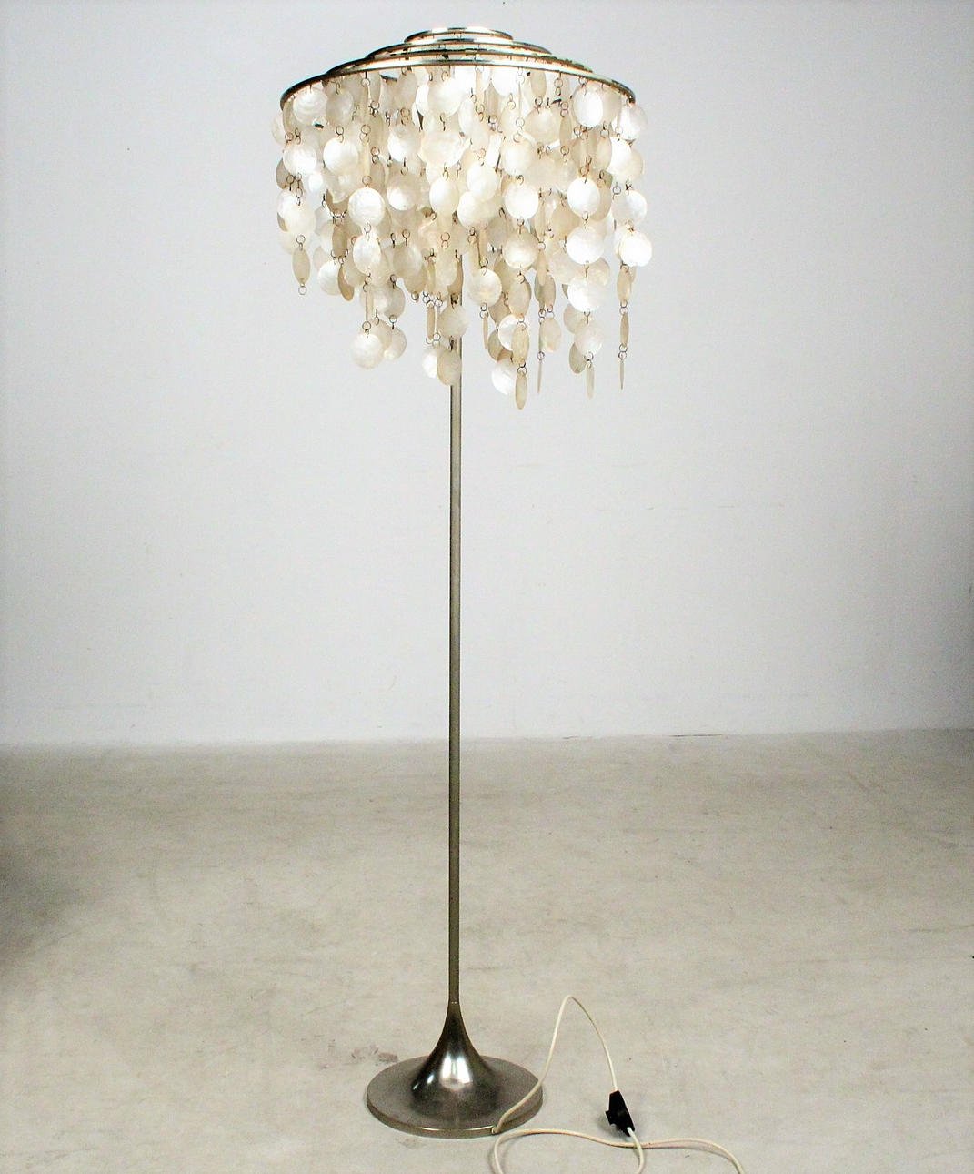 Capiz Muschellampe / Stehleuchte.