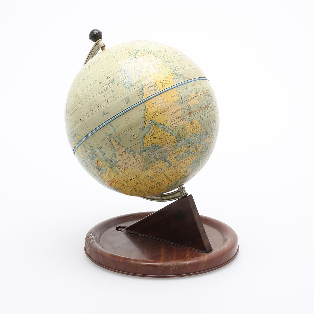 JORDGLOB, Plåt, England, 1900-talets första hälft/mitt.