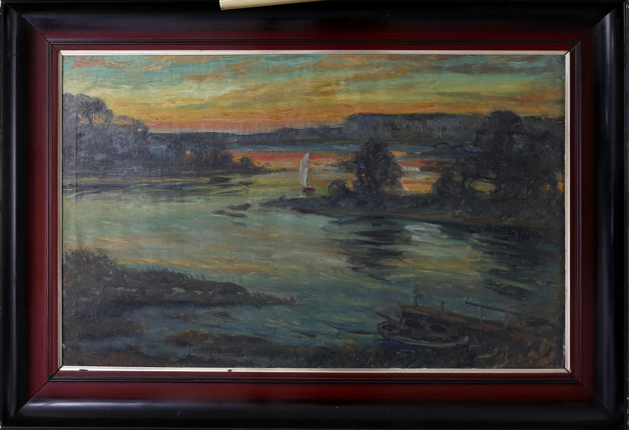 RAGNAR SWAHN. Olja på duk.