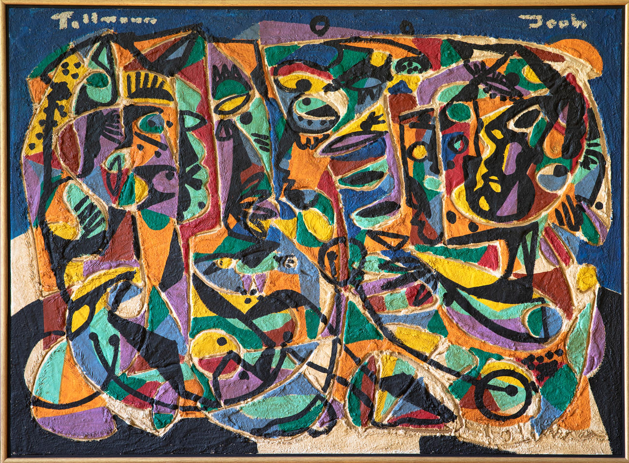 MARKUS TOLLMANN. Gemälde. signiert (3-110).