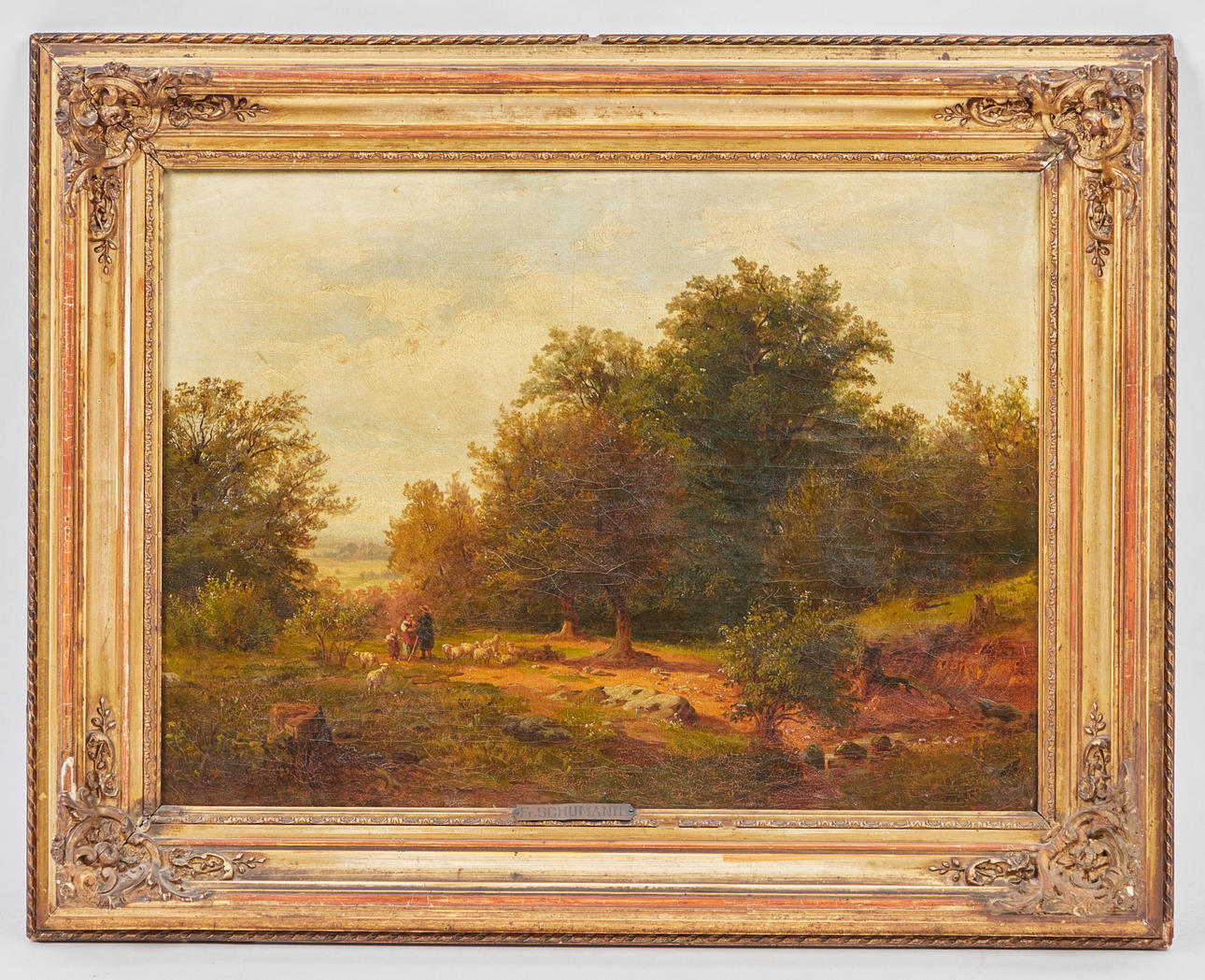 Okänd konstnär, måleri, herdens idyll.