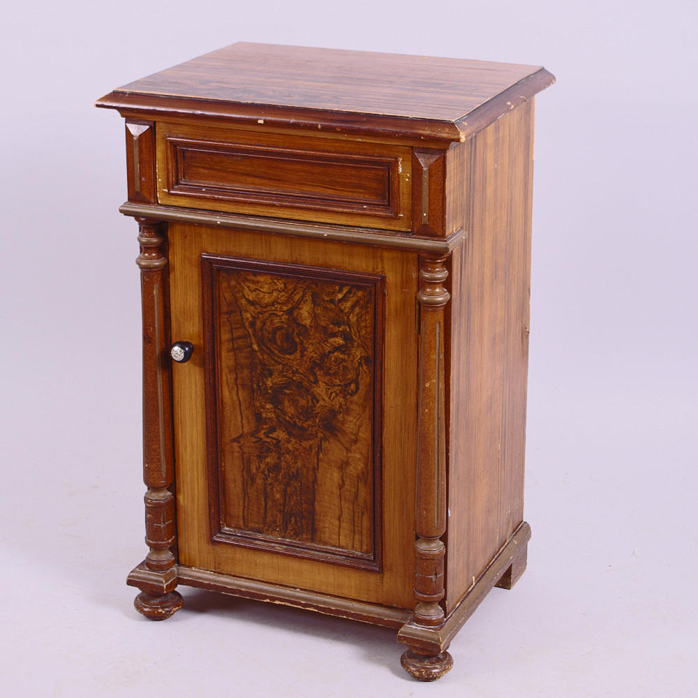 POTTSKÅP, drickamålat, 1800/1900-tal.