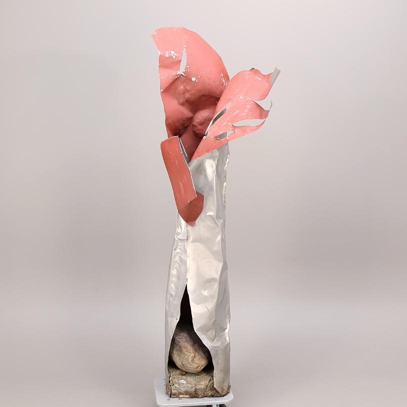 WANJA "NONES" HÅKANSSON. Skulptur i metall/sten, trädgårdsskulptur.