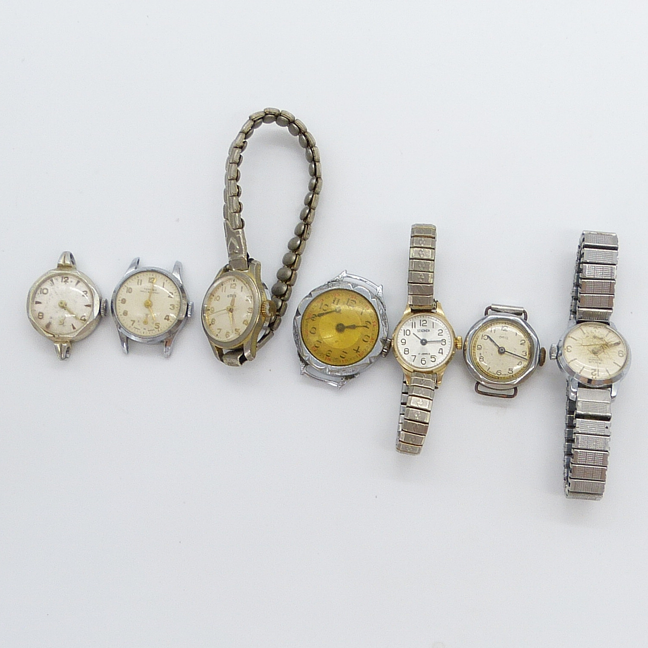 VINTAGE MEKANISKA ARMBANDSUR.