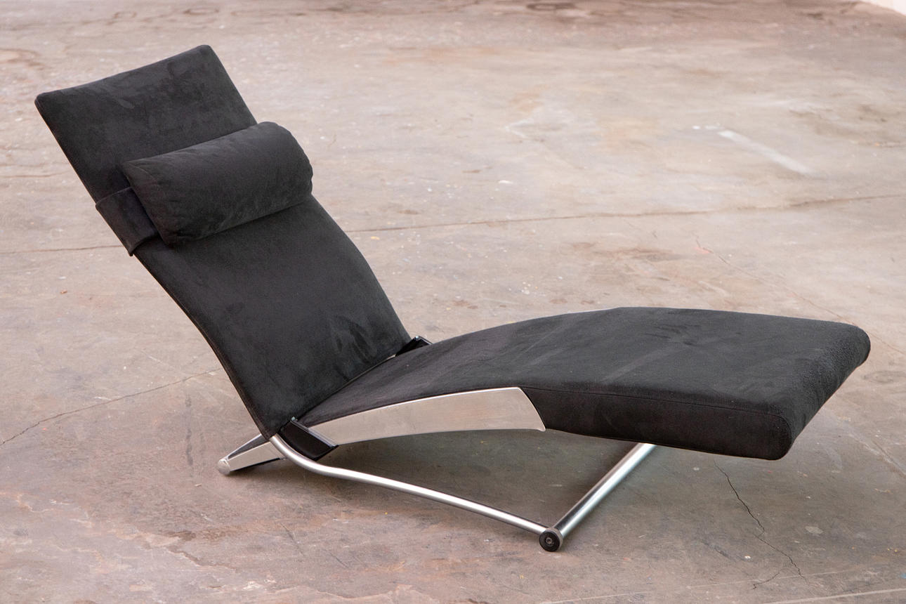 JOACHIM NEES. Interprofil, Chaiselounge / Relax Sessel Model X Chair (6-17).
