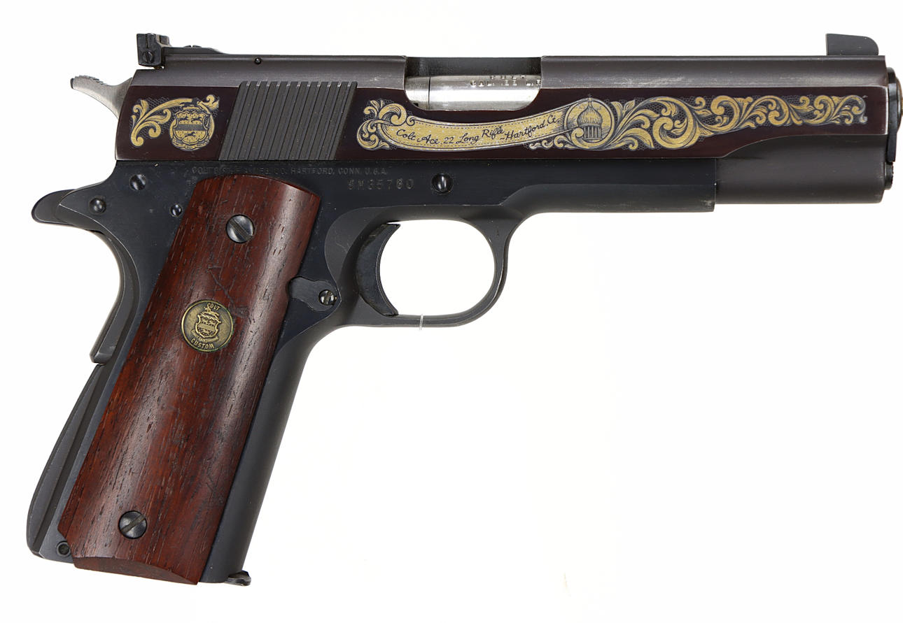 PISTOL, Semi-automatic, make Colt, model ACE, caliber .22LR, serial number SM35760, serial number SE1863402.