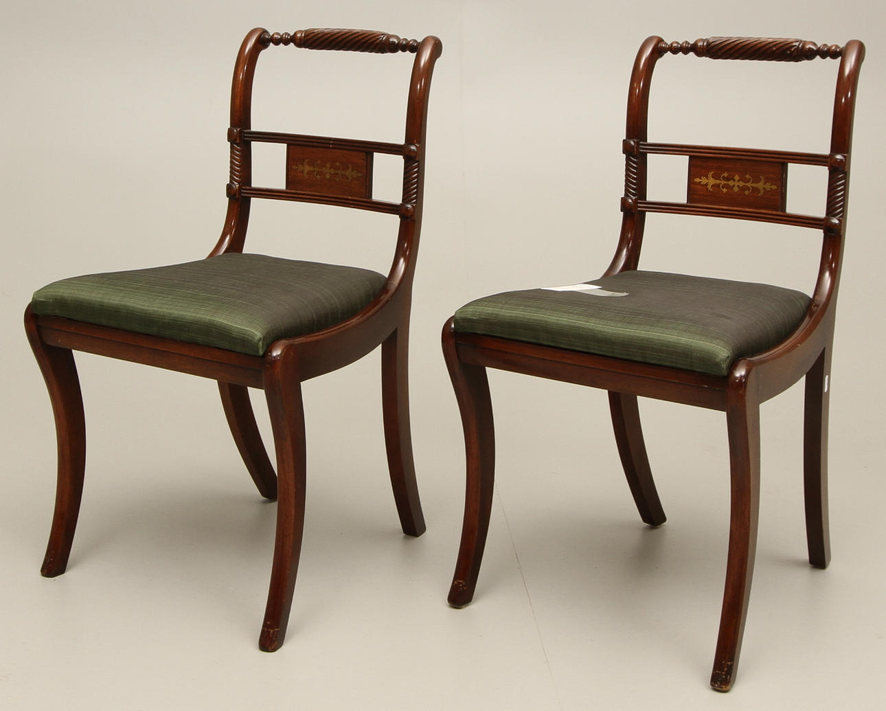 STOLAR, England, ett par, empirstil, 1900-tal.