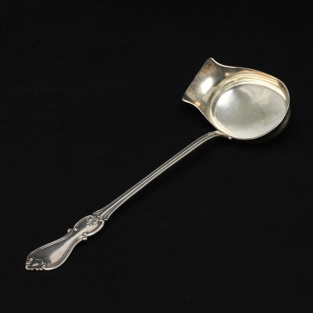 SOPPSLEV, silver, modell Olga, L Axelson, Stockholm, 1901.